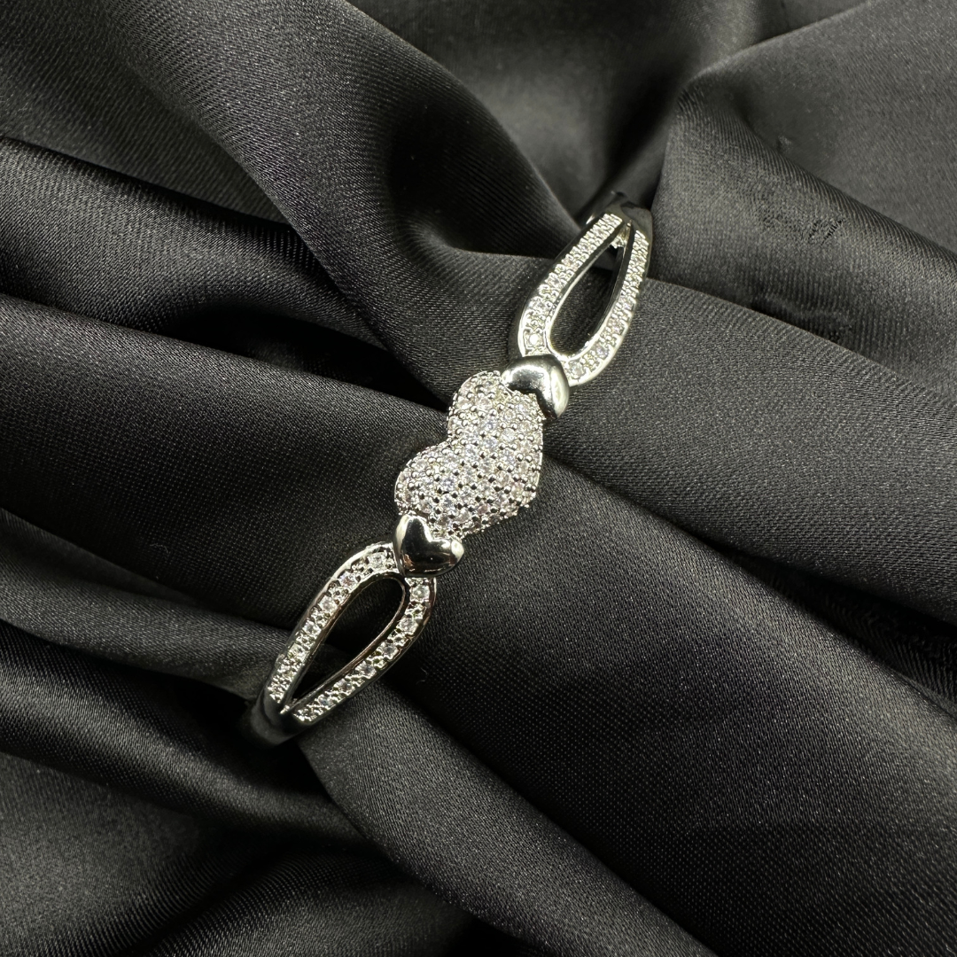 Radiant Heart Charm Bracelet