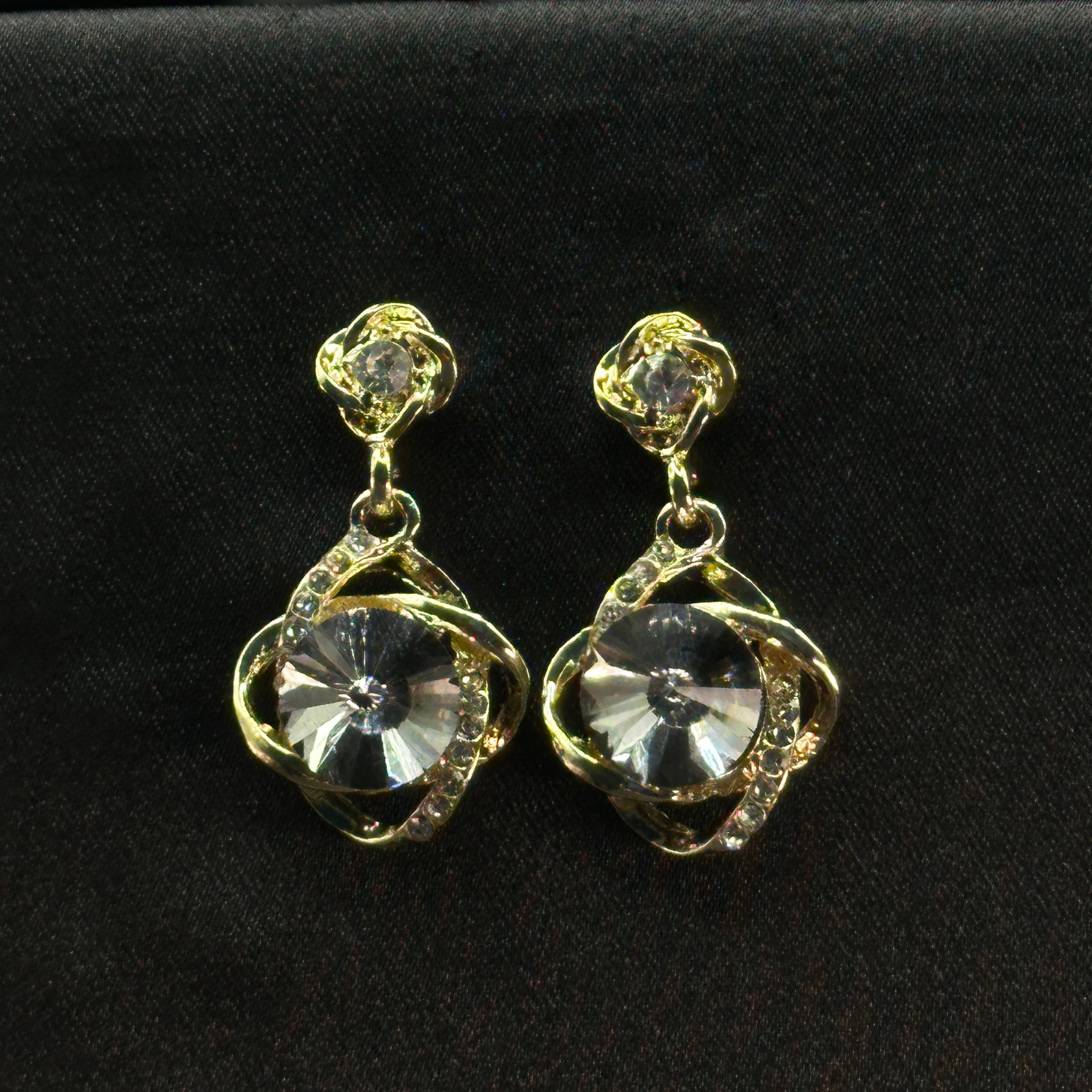 Twilight Crystal Drop Earrings