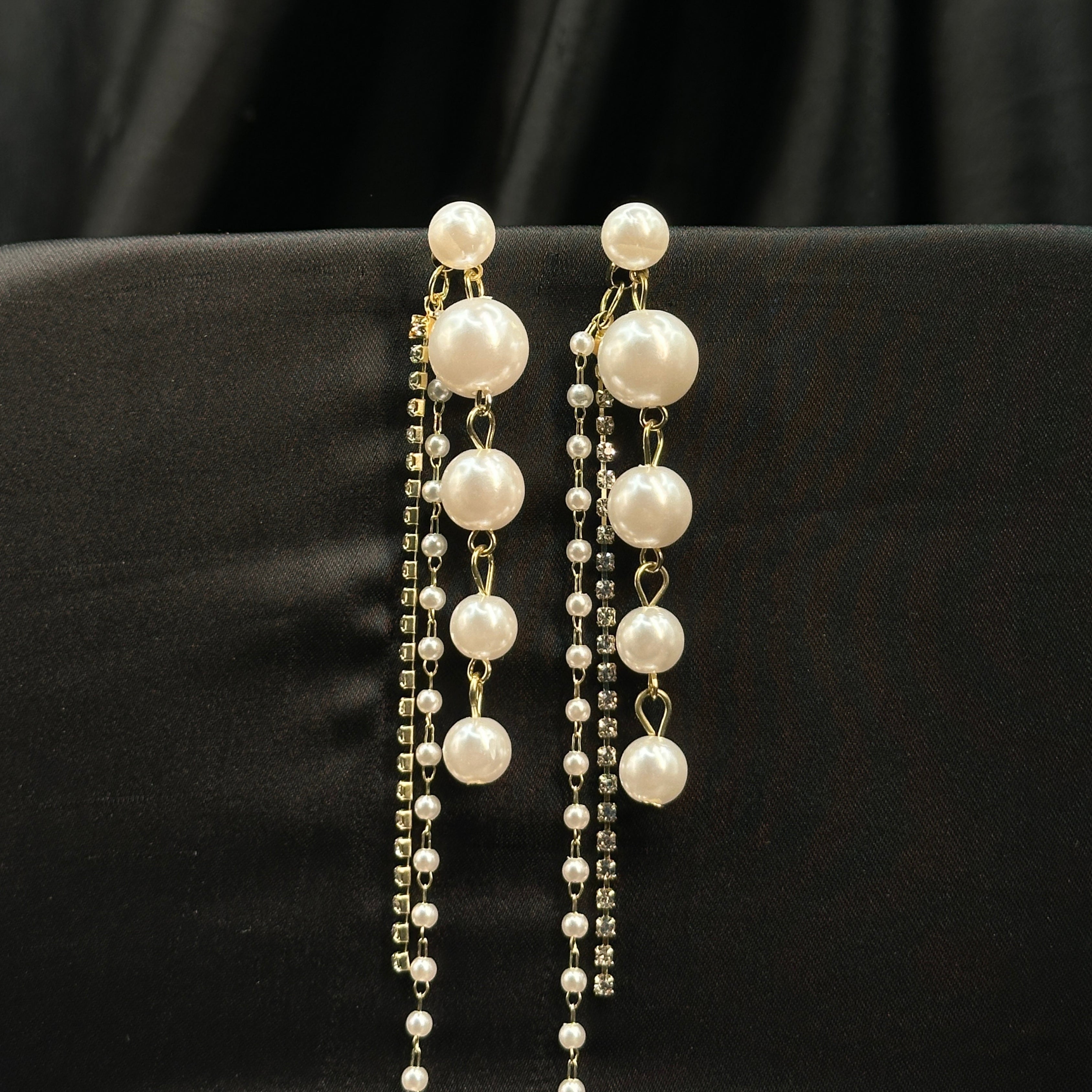 Cascade Pearl Drop Earrings