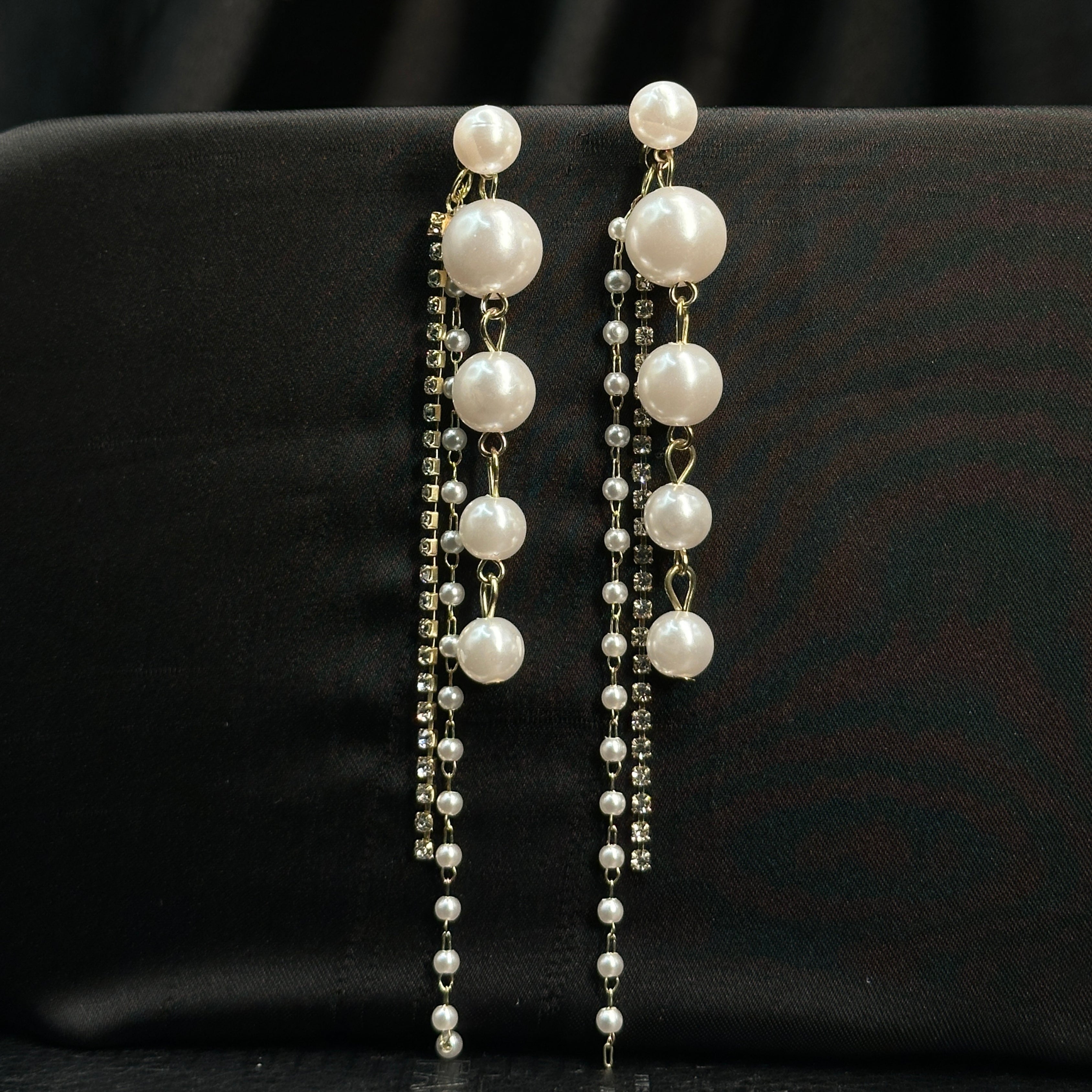 Cascade Pearl Drop Earrings