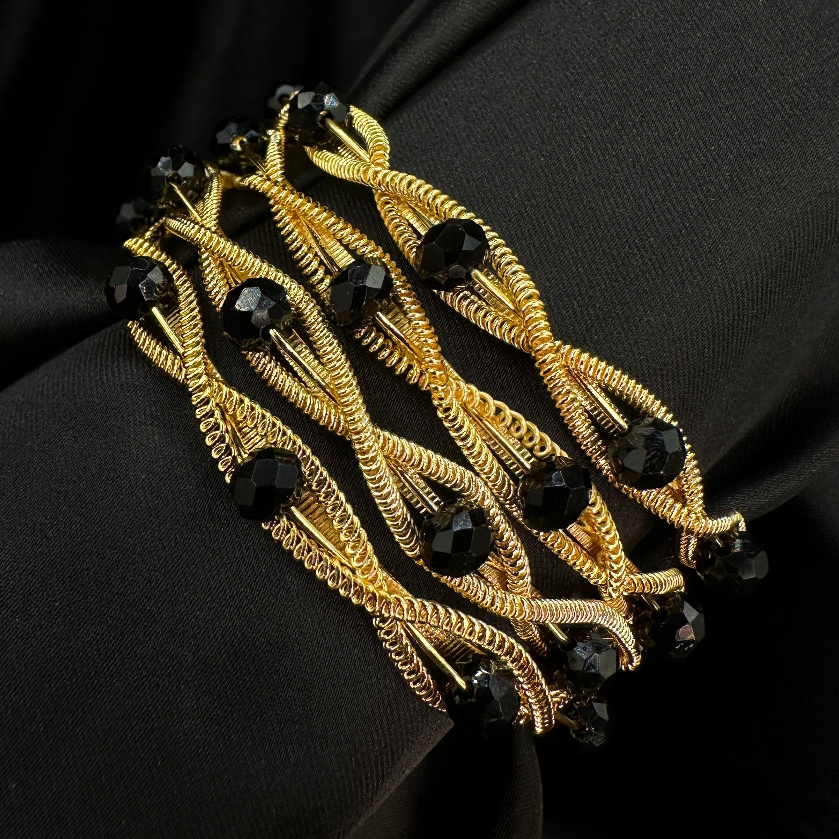 Imperial Grace Coil Bangles Set