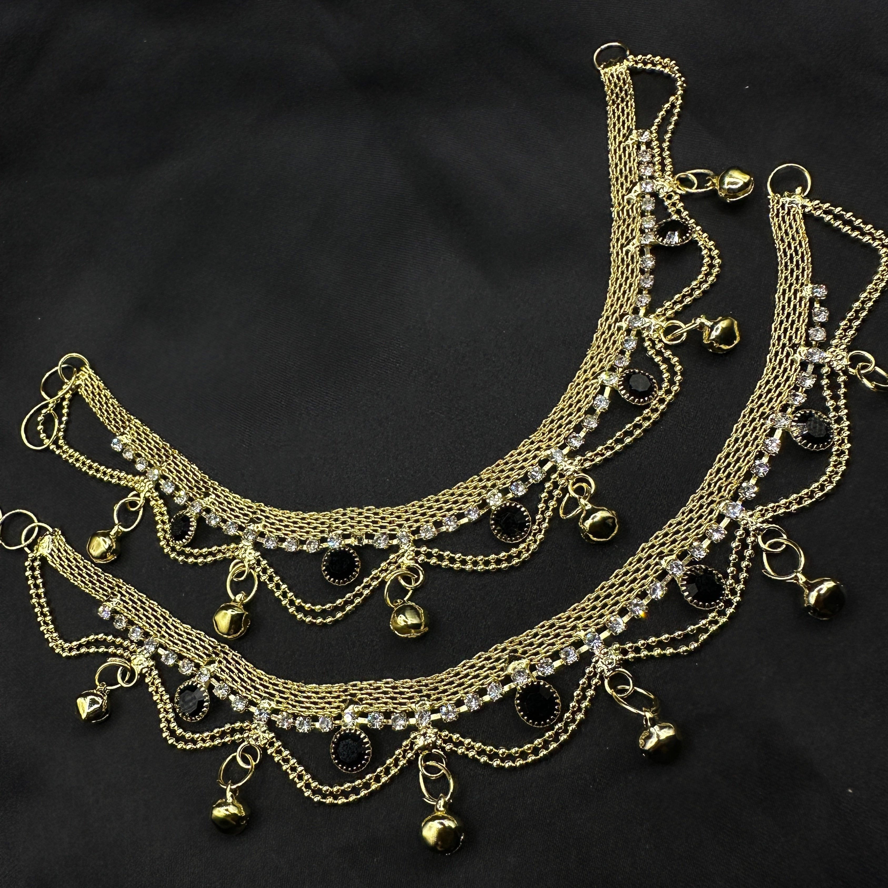 Royal Ghungroo Layered Payal Set