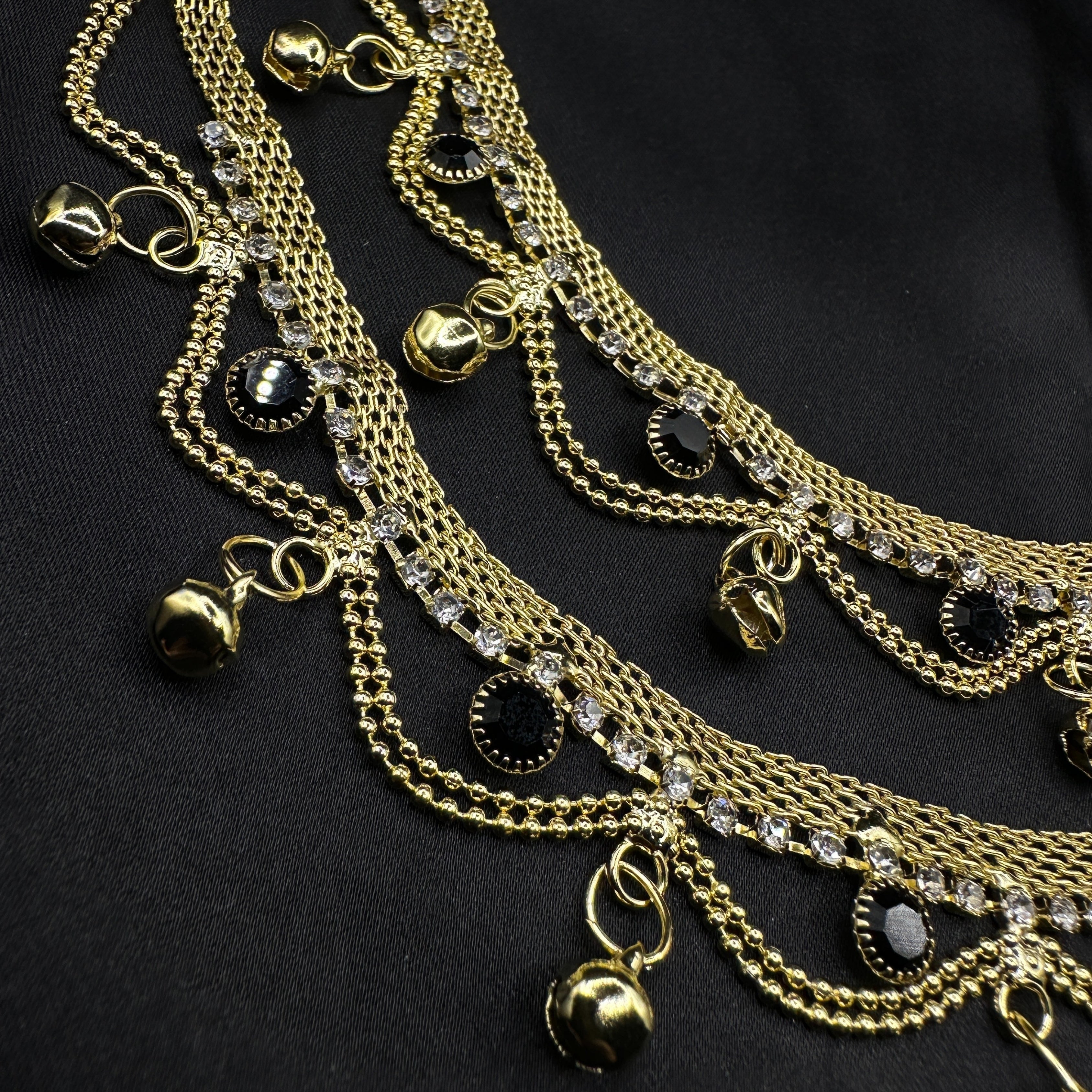 Royal Ghungroo Layered Payal Set