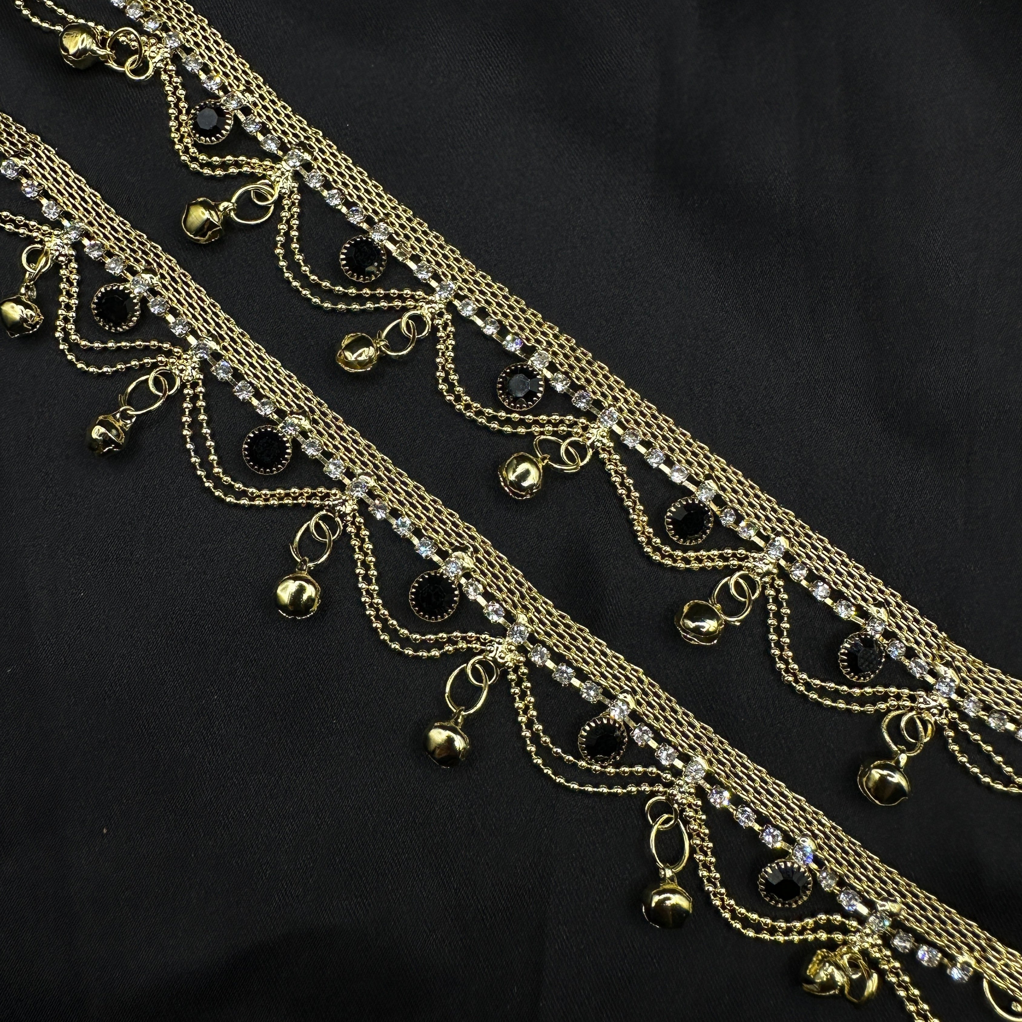 Royal Ghungroo Layered Payal Set