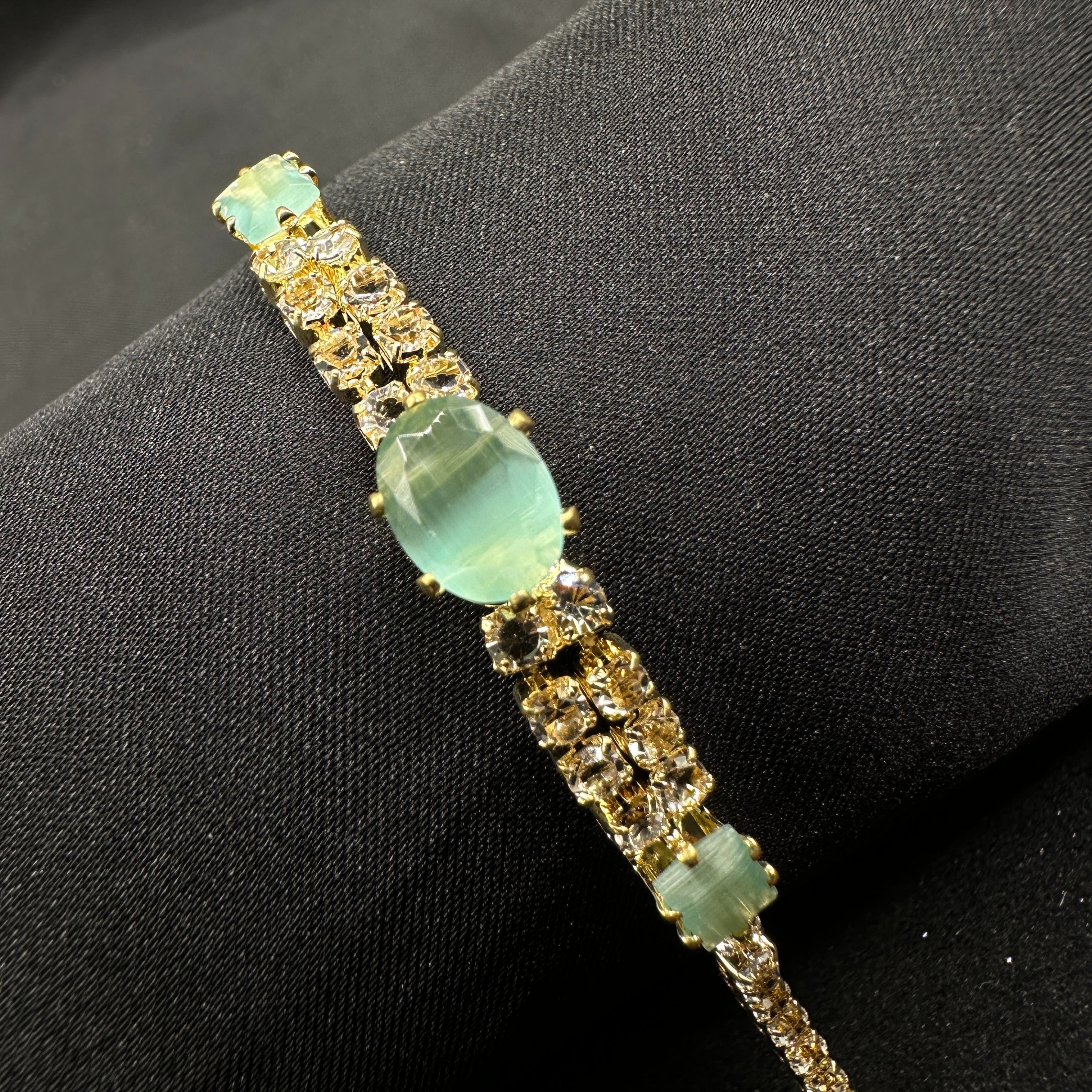 Celeste Glow Crystal Bangle